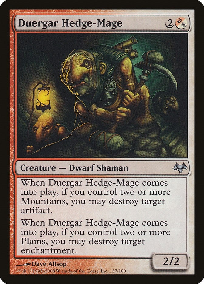 Image for Duergar Hedge-Mage (137) [Eventide]
