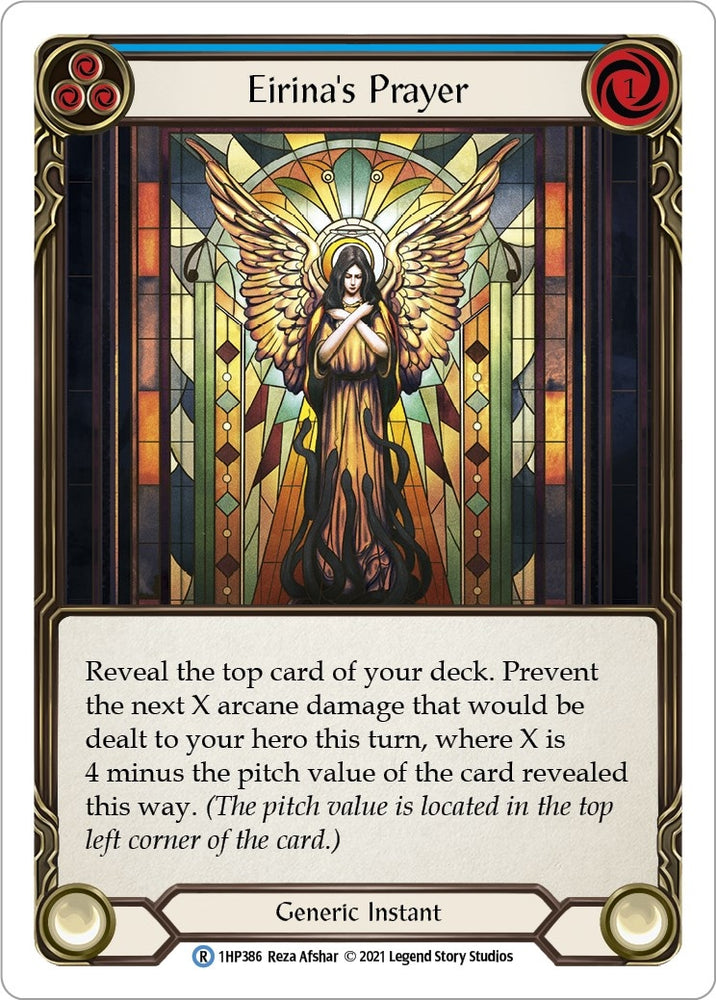 Image for Eirina's Prayer (Blue) (1HP386) (History Pack Vol.1) - Flesh and Blood TCG