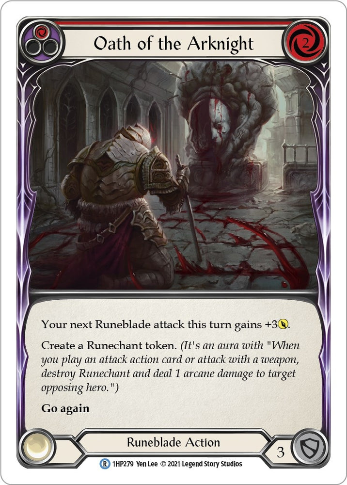 Image for Oath of the Arknight (Red) (1HP279) (History Pack Vol.1) - Flesh and Blood TCG