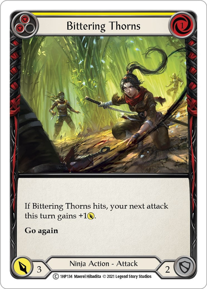 Image for Bittering Thorns (1HP134) (History Pack Vol.1) - Flesh and Blood TCG