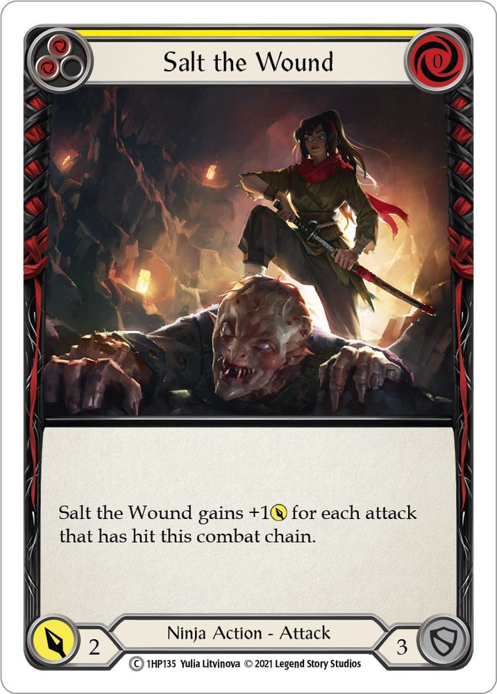 Image for Salt the Wound (1HP135) (History Pack Vol.1) - Flesh and Blood TCG