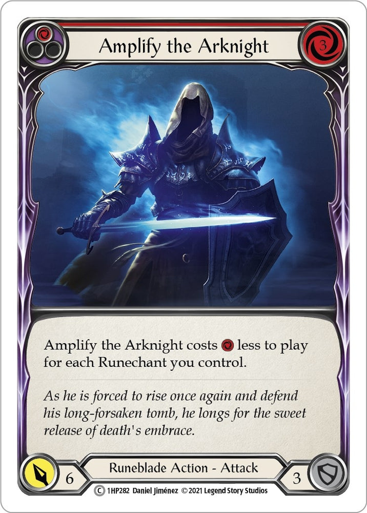 Image for Amplify the Arknight (Red) (1HP282) (History Pack Vol.1) - Flesh and Blood TCG