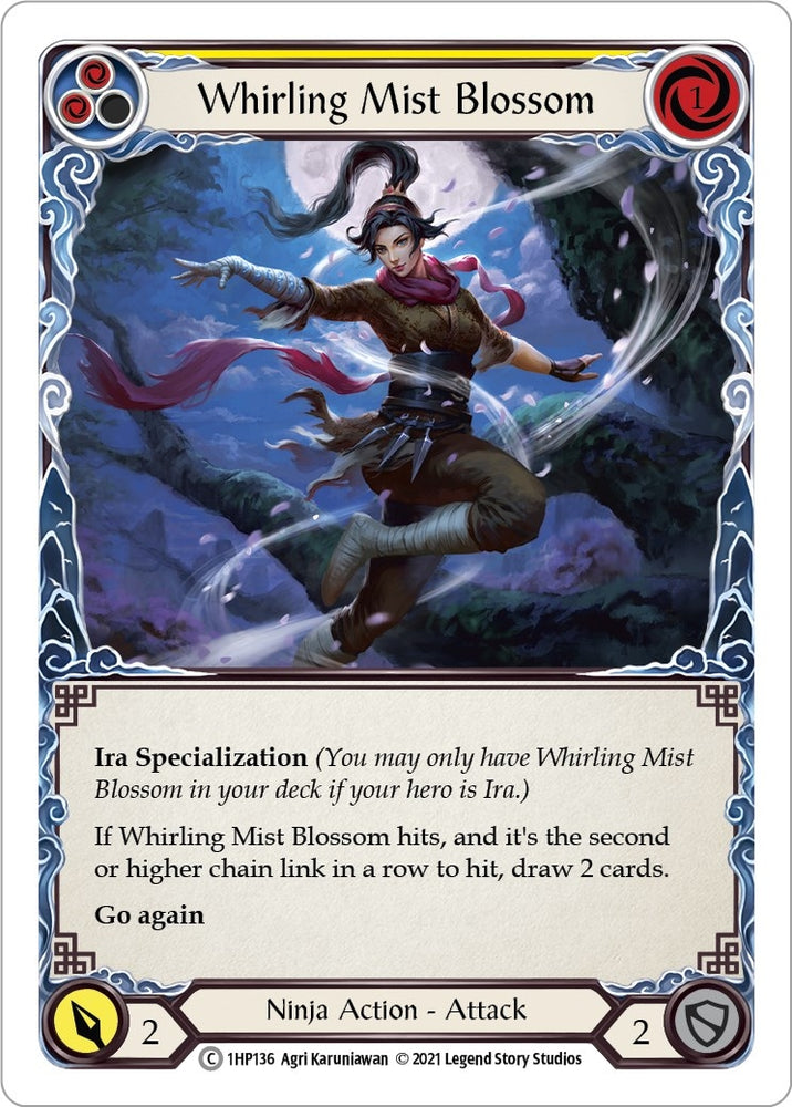 Image for Whirling Mist Blossom (1HP136) (History Pack Vol.1) - Flesh and Blood TCG