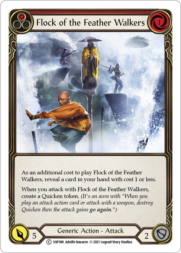 Image for Flock of the Feather Walkers (Red) (1HP390) (History Pack Vol.1) - Flesh and Blood TCG