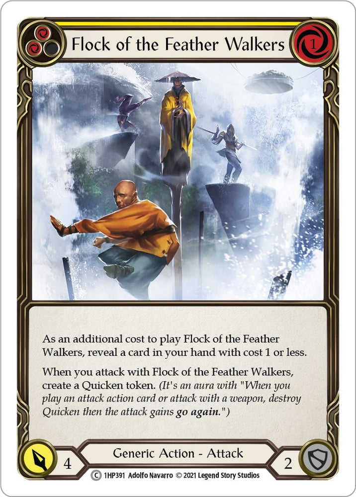 Image for Flock of the Feather Walkers (Yellow) (1HP391) (History Pack Vol.1) - Flesh and Blood TCG