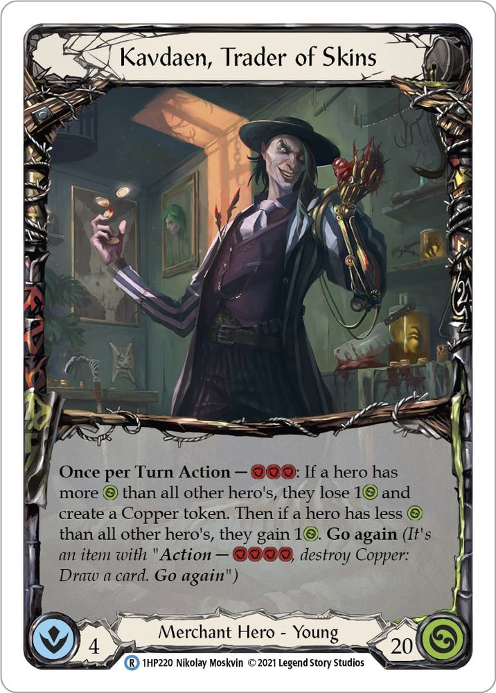 Image for Kavdaen, Trader of Skins (1HP220) (History Pack Vol.1) - Flesh and Blood TCG