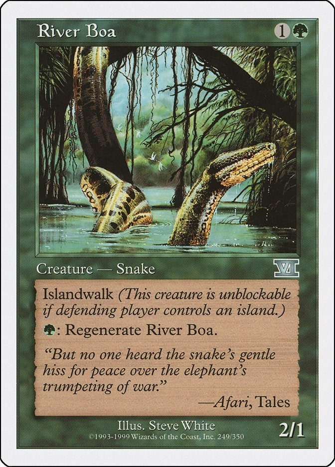 Image for River Boa (249) - Magic: The Gathering