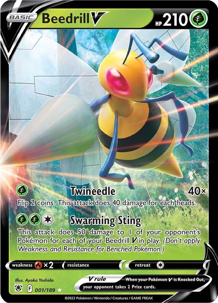 Image for Beedrill V (001/189) [SWSH10: Astral Radiance]