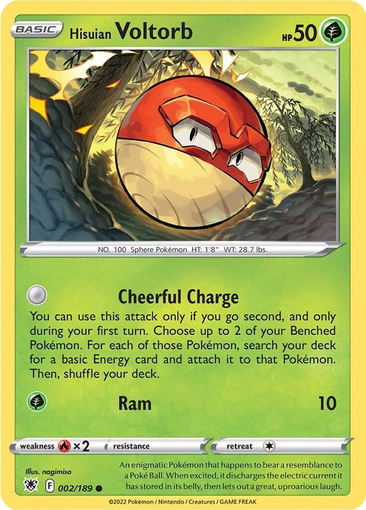 Image for Hisuian Voltorb (002/189) [SWSH10: Astral Radiance]