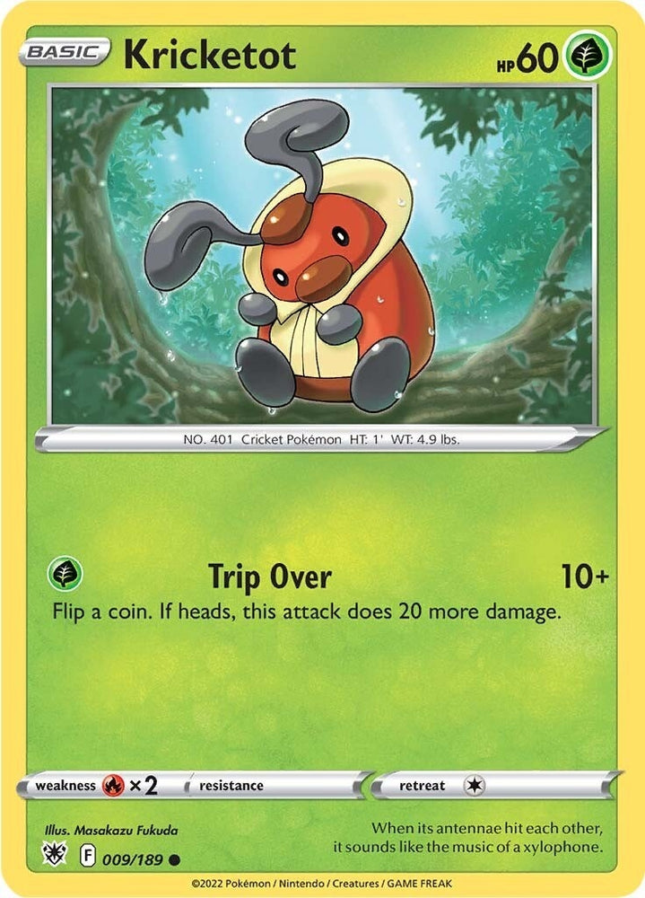 Image for Kricketot (009/189) [SWSH10: Astral Radiance]