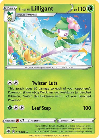 Image for Hisuian Lilligant (016/189) [SWSH10: Astral Radiance]