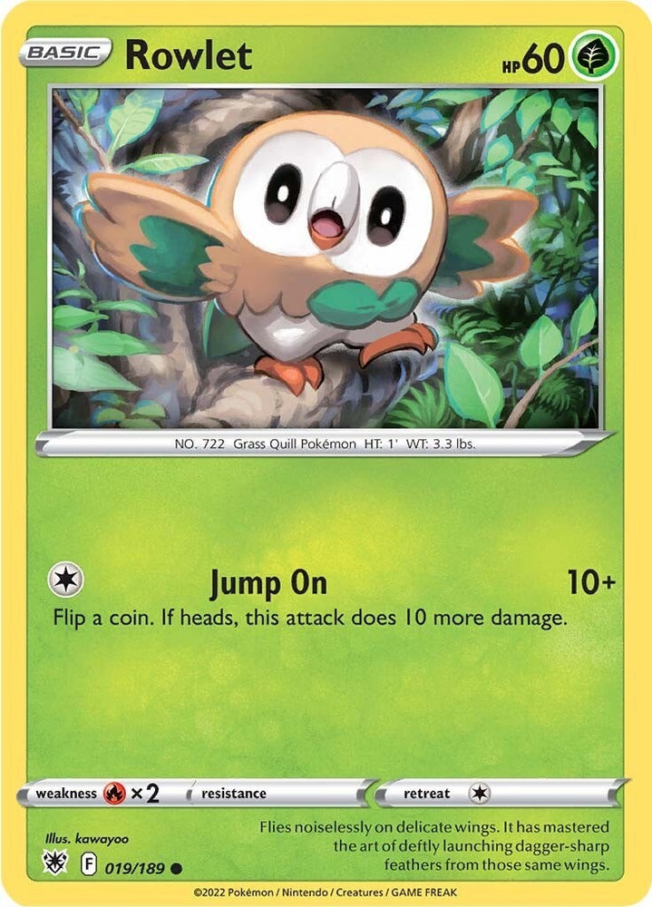 Image for Rowlet (019/189) - Pokemon