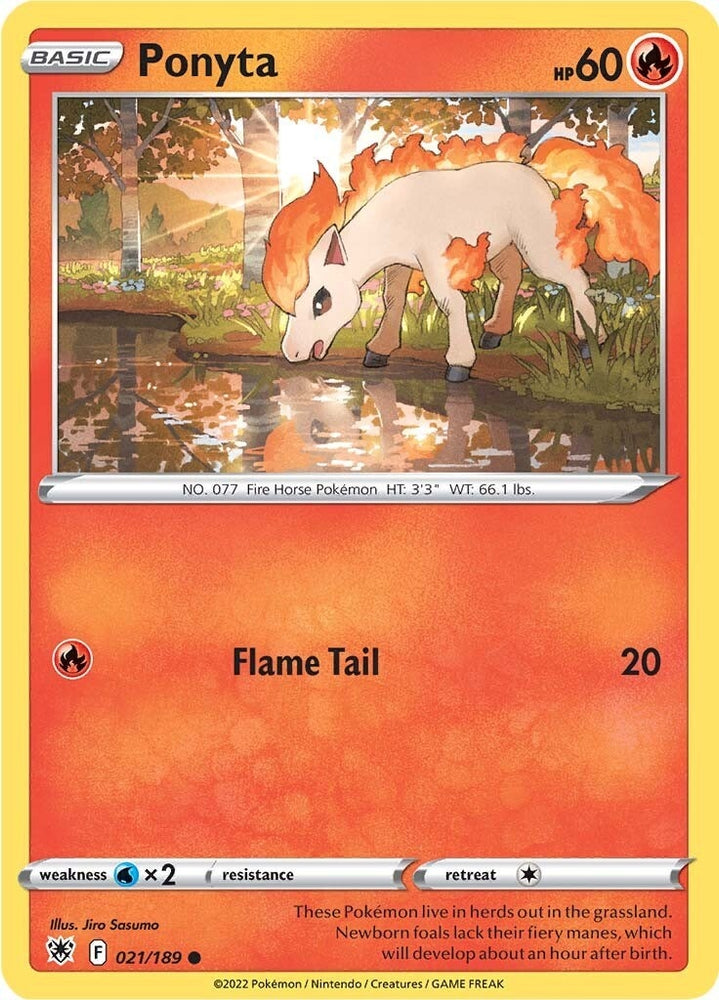 Image for Ponyta (021/189) [SWSH10: Astral Radiance]