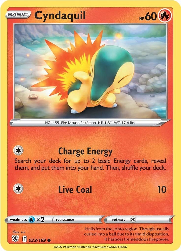 Image for Cyndaquil (023/189) [SWSH10: Astral Radiance]