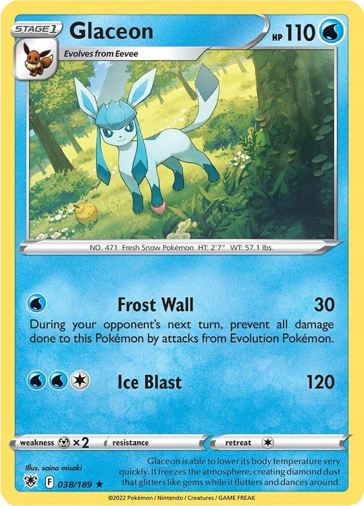 Image for Glaceon (038/189) [SWSH10: Astral Radiance]
