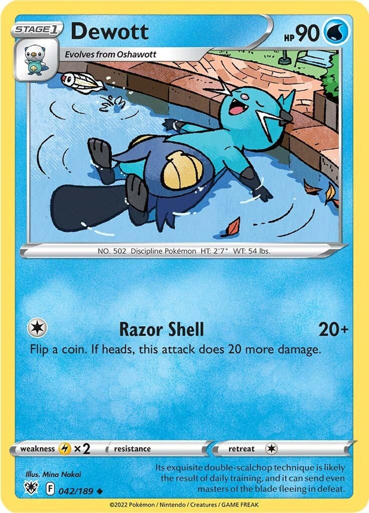 Image for Dewott (042/189) [SWSH10: Astral Radiance]