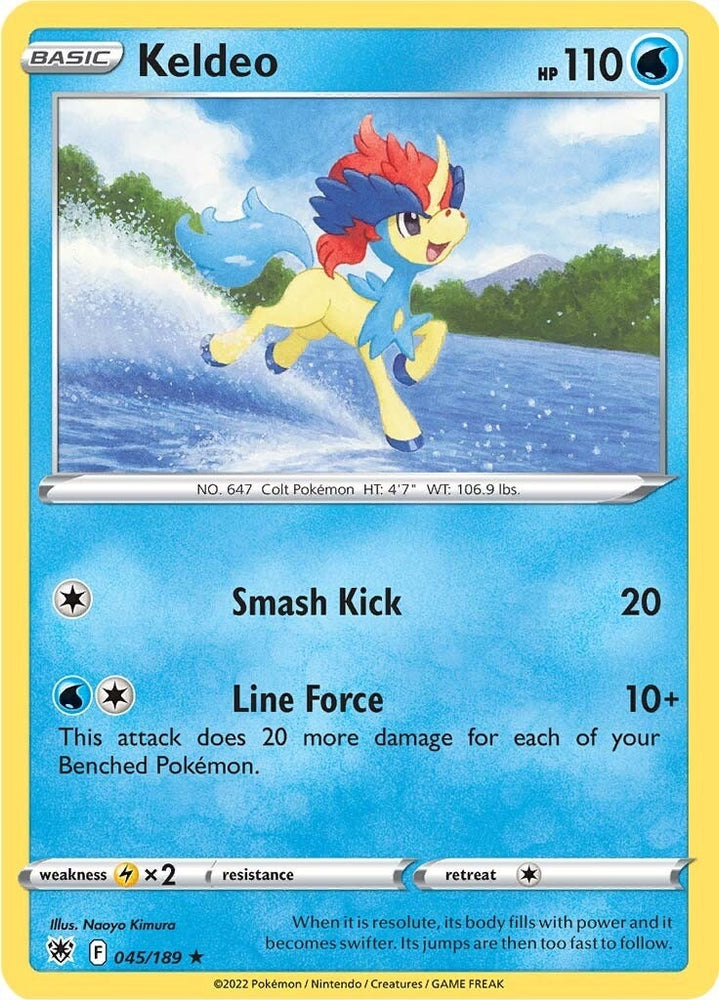 Image for Keldeo (045/189) [SWSH10: Astral Radiance]