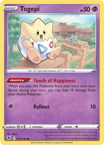 Image for Togepi (055/189) [SWSH10: Astral Radiance]