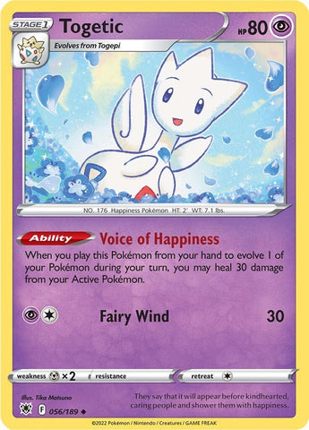 Image for Togetic (056/189) [SWSH10: Astral Radiance]