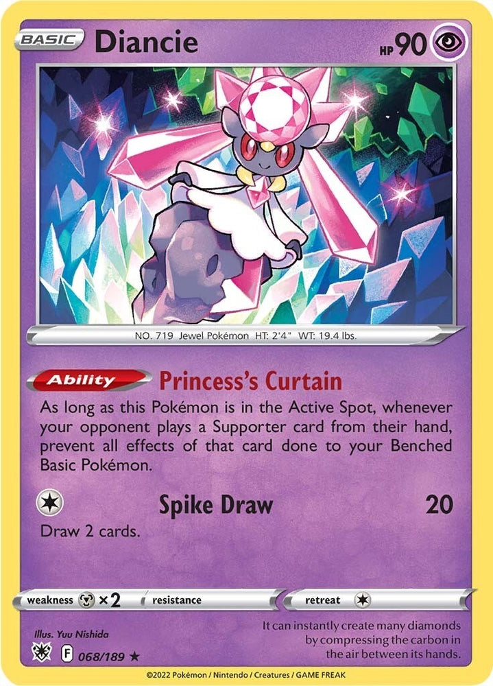 Image for Diancie (068/189) [SWSH10: Astral Radiance]