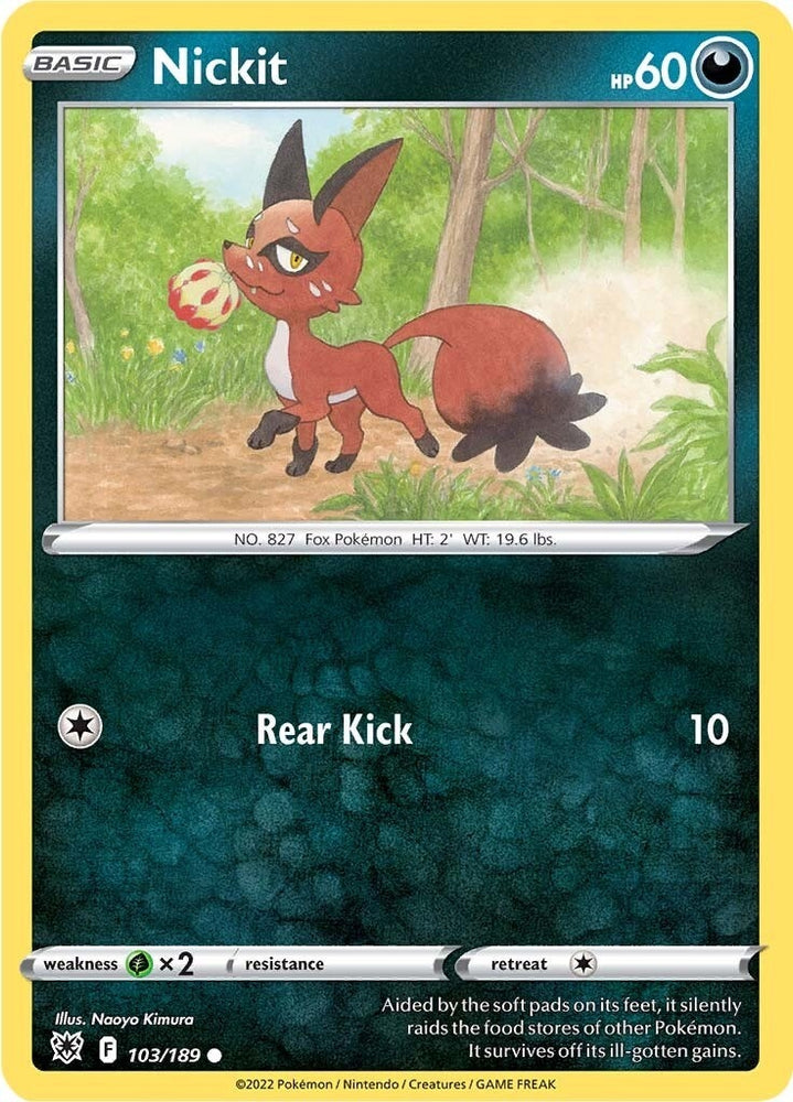 Image for Nickit (103/189) [SWSH10: Astral Radiance]