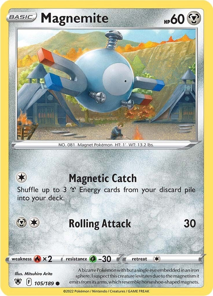 Image for Magnemite (105/189) [SWSH10: Astral Radiance]