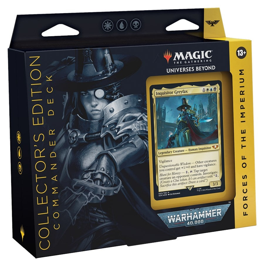 Image for Universes Beyond: Warhammer 40,000 - Forces of the Imperium Commander Deck (Collector's Edition) [Universes Beyond: Warhammer 40,000]