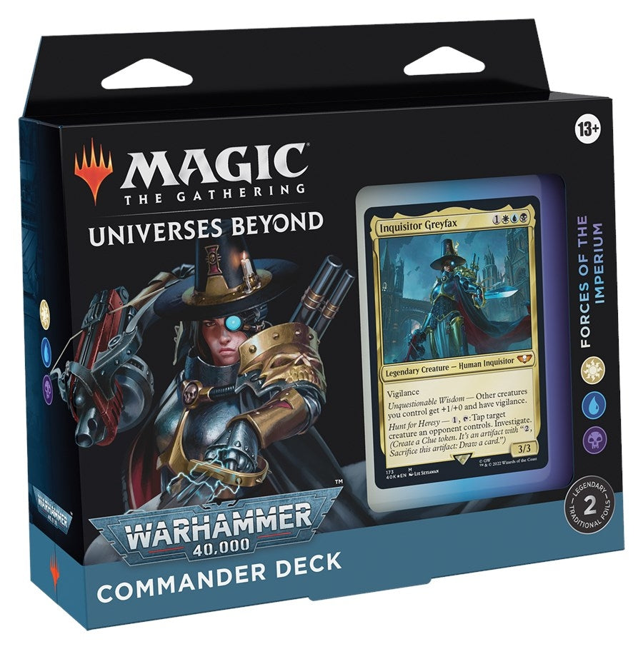 Image for Universes Beyond: Warhammer 40,000 - Forces of the Imperium Commander Deck [Universes Beyond: Warhammer 40,000]