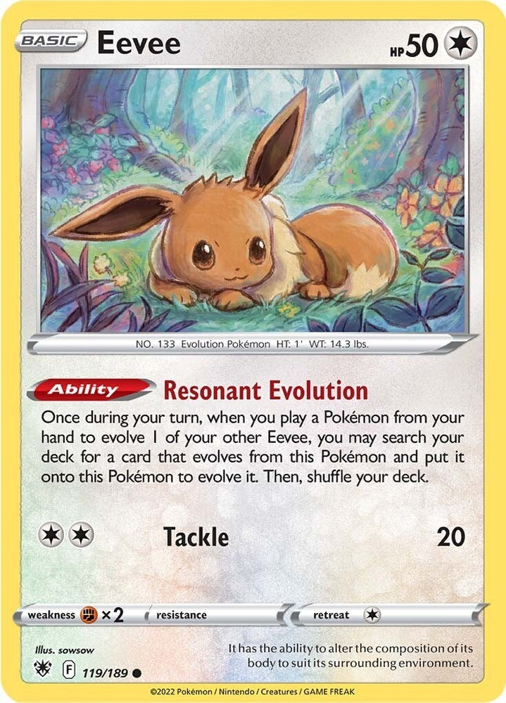 Image for Eevee (119/189) [SWSH10: Astral Radiance]