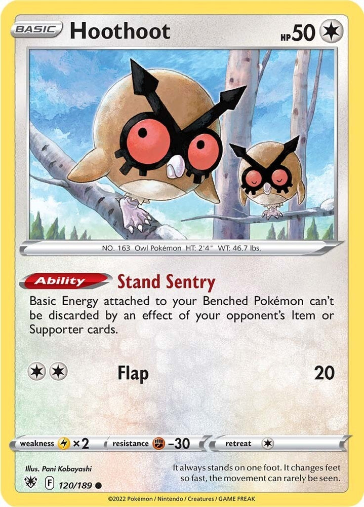 Image for Hoothoot (120/189) [SWSH10: Astral Radiance]