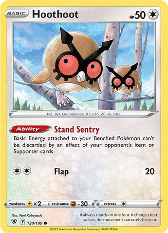 Image for Hoothoot (120/189) [SWSH10: Astral Radiance]