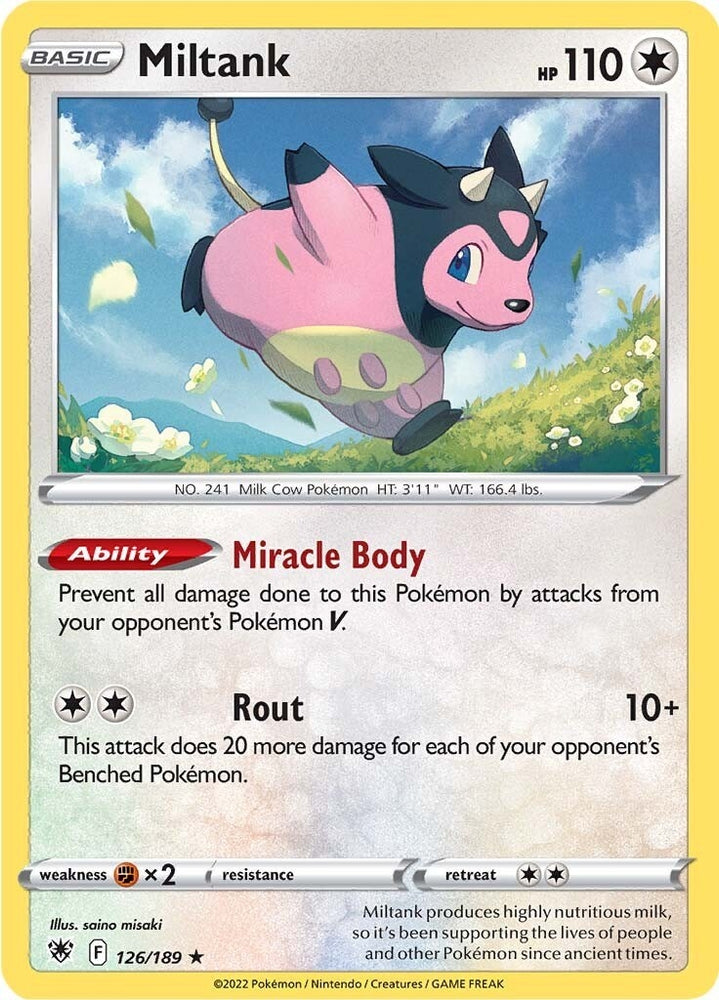 Image for Miltank (126/189) [SWSH10: Astral Radiance]