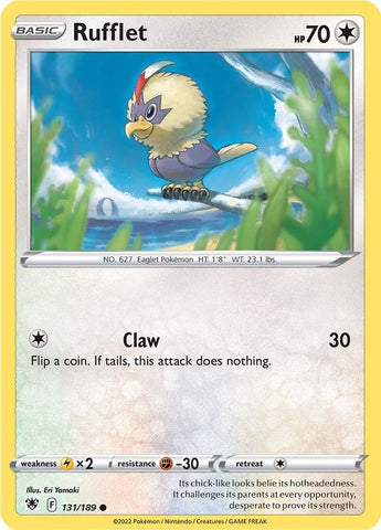 Image for Rufflet (131/189) [SWSH10: Astral Radiance]