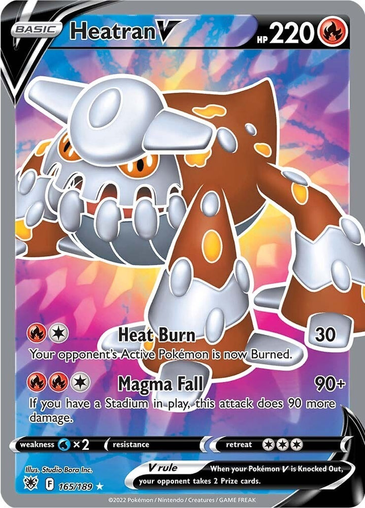 Image for Heatran V (Full Art) (165/189) [SWSH10: Astral Radiance]