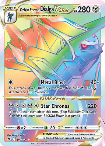 Image for Origin Forme Dialga VSTAR - 198/189 (Secret) (198/189) [SWSH10: Astral Radiance]
