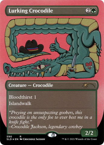 Image for Lurking Crocodile (Foil Etched) (590) [Secret Lair Drop Series]