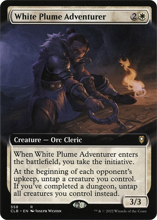 Image for White Plume Adventurer (Extended Art) (558) [Commander Legends: Battle for Baldur's Gate]