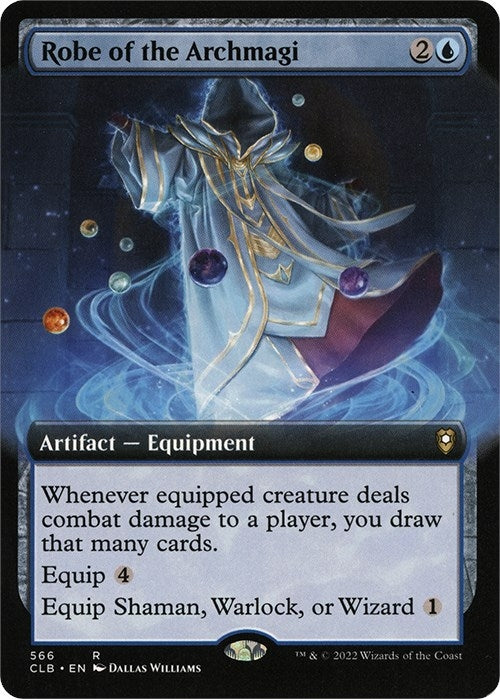 Image for Robe of the Archmagi (Extended Art) (566) [Commander Legends: Battle for Baldur's Gate]