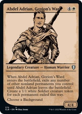 Image for Abdel Adrian, Gorion's Ward (Showcase) (375) [Commander Legends: Battle for Baldur's Gate]