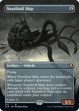 Image for Nautiloid Ship (Borderless) (373) [Commander Legends: Battle for Baldur's Gate]