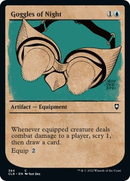 Image for Goggles of Night (Showcase) (384) [Commander Legends: Battle for Baldur's Gate]