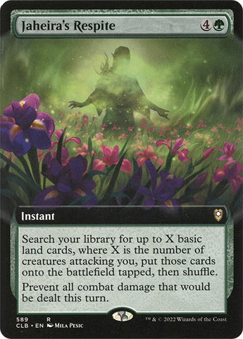 Image for Jaheira's Respite (Extended Art) (589) [Commander Legends: Battle for Baldur's Gate]