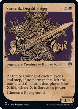 Image for Sarevok, Deathbringer (Showcase) (391) [Commander Legends: Battle for Baldur's Gate]