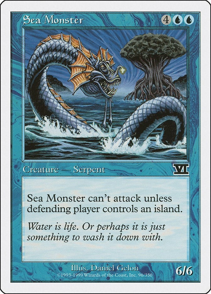 Image for Sea Monster (96) - Magic: The Gathering