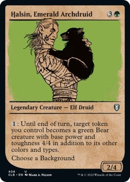 Image for Halsin, Emerald Archdruid (Showcase) (408) [Commander Legends: Battle for Baldur's Gate]