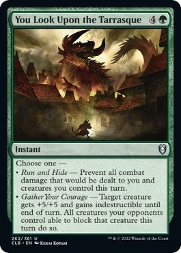 Image for You Look Upon the Tarrasque (262) [Commander Legends: Battle for Baldur's Gate]