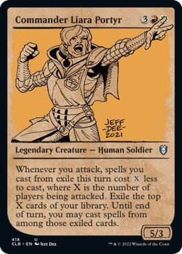 Image for Commander Liara Portyr (Showcase) (418) [Commander Legends: Battle for Baldur's Gate]