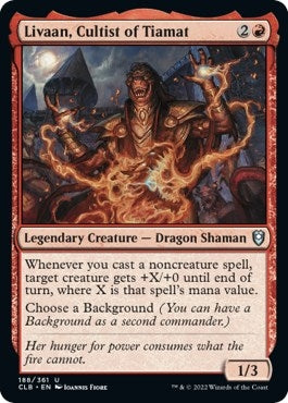 Image for Livaan, Cultist of Tiamat (188) [Commander Legends: Battle for Baldur's Gate]