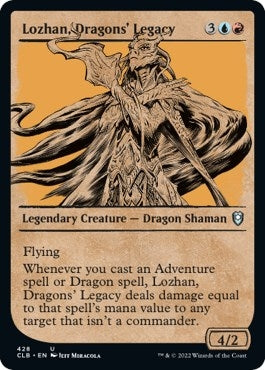 Image for Lozhan, Dragons' Legacy (Showcase) (428) [Commander Legends: Battle for Baldur's Gate]