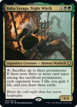 Image for Baba Lysaga, Night Witch (266) [Commander Legends: Battle for Baldur's Gate]